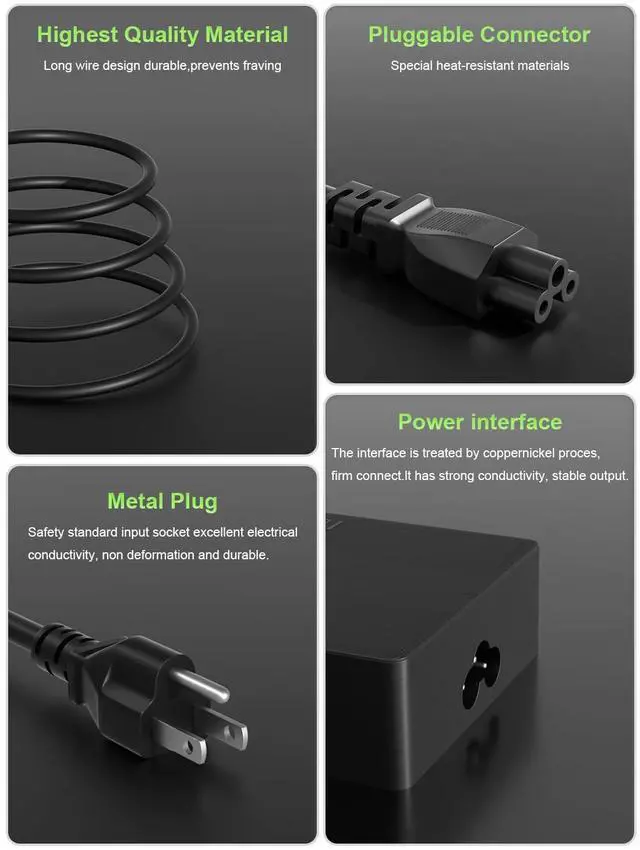 Alt view image 5 of 7 - PowerPortnerLink 100W USB C Charger Compatible with Asus Laptop and ROG Ally X Z1 Extreme Dock Gaming Console