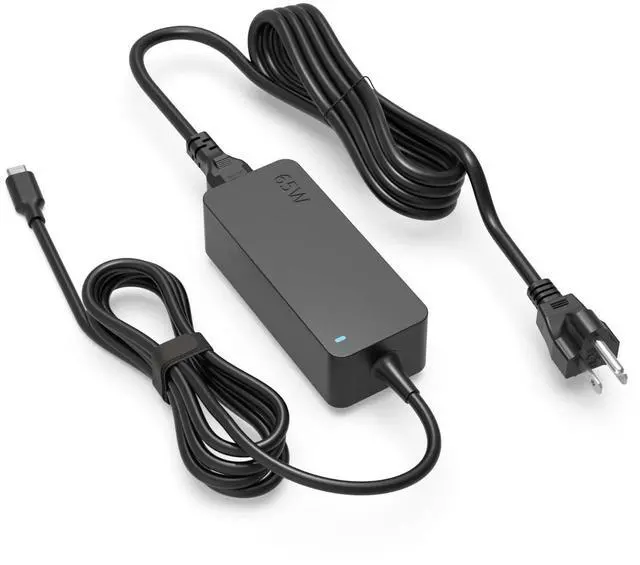 Alt view image 3 of 7 - 65W 45W Type USB C Charger Fit for Dell Latitude 7420 5420 5520 7410 7320 5320 5285 5290 7212 7275 7390 7389 7370 XPS 9370 9250 9305 9365Fit for Chromebook 3100 3400 Laptop AC Power Adapter