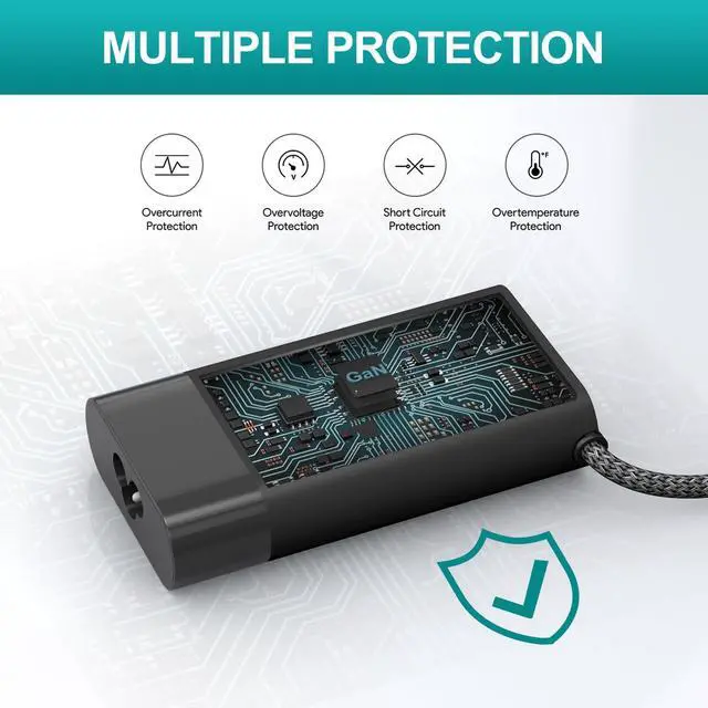 Alt view image 4 of 7 - New 65W USB C Slim Compatible with HP Laptop Charger Spectre x360, Envy, Chromebook, Elitebook x360, Pavilion, Elite x2, Regular Compatible with HP Chromebook and Elitebook Charger.