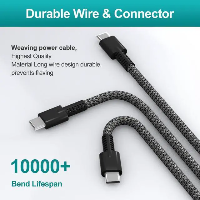 Alt view image 6 of 7 - New 65W USB C Slim Compatible with HP Laptop Charger Spectre x360, Envy, Chromebook, Elitebook x360, Pavilion, Elite x2, Regular Compatible with HP Chromebook and Elitebook Charger.