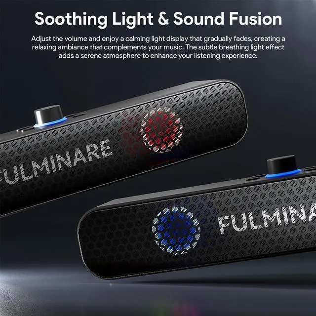 Alt view image 3 of 7 - FULMINARE Bluetooth Speaker with 26W HD Sound, Portable Speaker Up to 30H Playtime, AUX&TF-Card&USB Input, LED Lights, Speakers Bluetooth 5.3 Wireless for Home/Party/Outdoor, (Black)