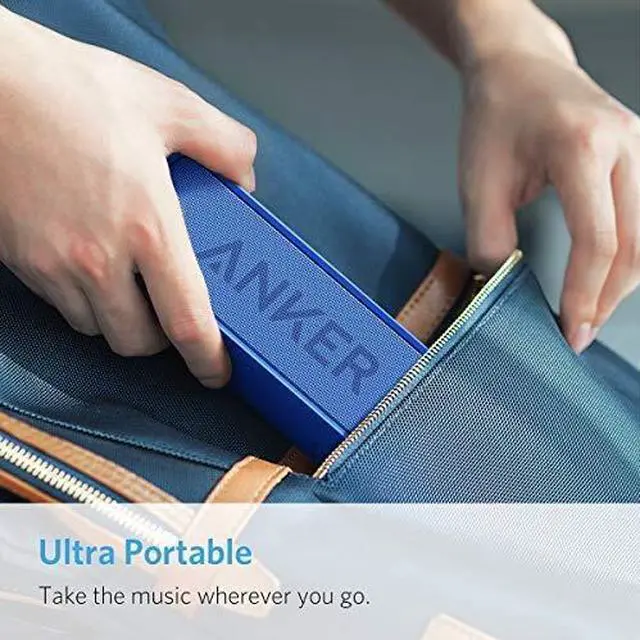 Alt view image 6 of 7 - Anker Soundcore Portable Bluetooth Speaker - Ideal for Travel, 24-Hour Playtime, 66-Feet Range, Dual-Driver, Portable Wireless SpeakerSuperior Sound, Low Distortion, Built-in Mic -Blue