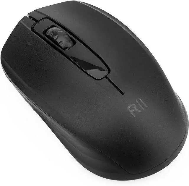 Alt view image 4 of 6 - Rii Wireless Noiseless Mouse,2.4G Portable Computer Mice for PC, Laptop, Windows,Office Included Wireless USB dongle (Silent(Black)-New)