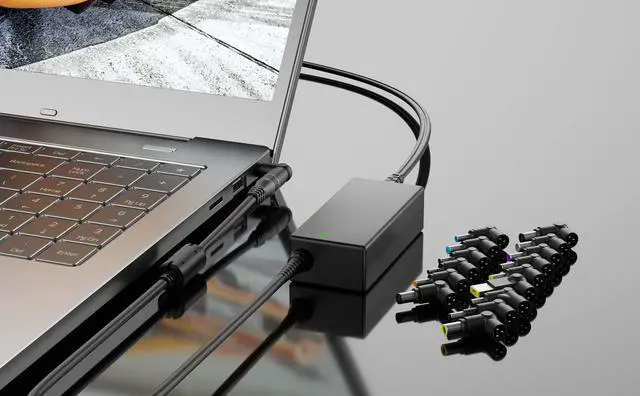 Alt view image 7 of 7 - 65W 45W Universal Laptop Charger AC Power Adapter 18.5V 19V 19.5V 20V Replacement for HP Dell Lenovo Acer ASUS Toshiba Samsung Sony Fujitsu Notebook Ultrabook Supply Cord