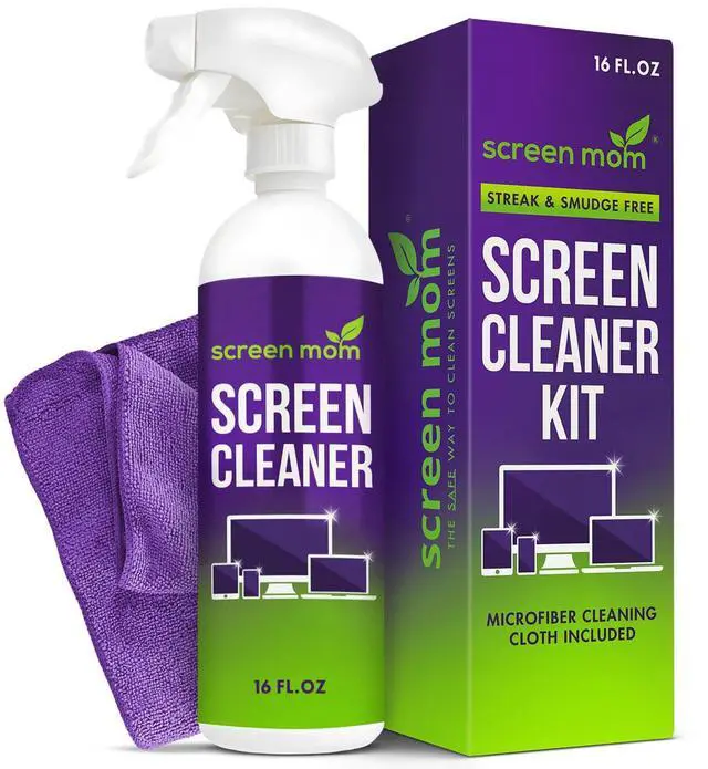 Main image of Screen Cleaner Spray and Microfiber Cloth 16oz Screen Cleaner Spray and Wipe for TV, Laptop, Computer, Phone, iPad, Car Screen Cleaning Kit Electronic Cleaner Spray