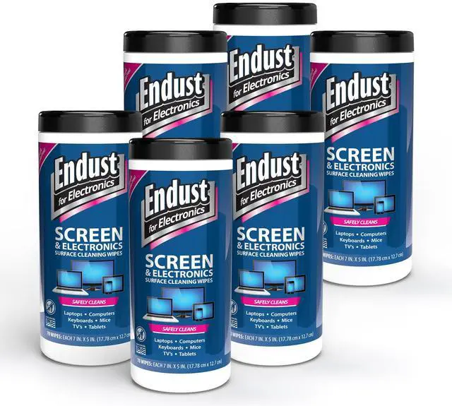 Main image of Electronics; Screen & Surface Cleaning Wipes, For TV, Phone, Computer Monitor, Laptop, Tablet, Pre-Moistened, Alcohol and Ammonia Free, 70 Count, 6 Pack (11506P6)