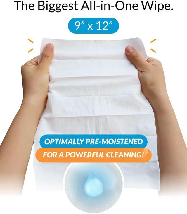 Alt view image 3 of 7 - XL Screen Cleaning Wipes, Lint-Free and Streak-Free, Fast-Drying, Removes Dust, Fingerprints, and Smudges (10 XL Wipes)