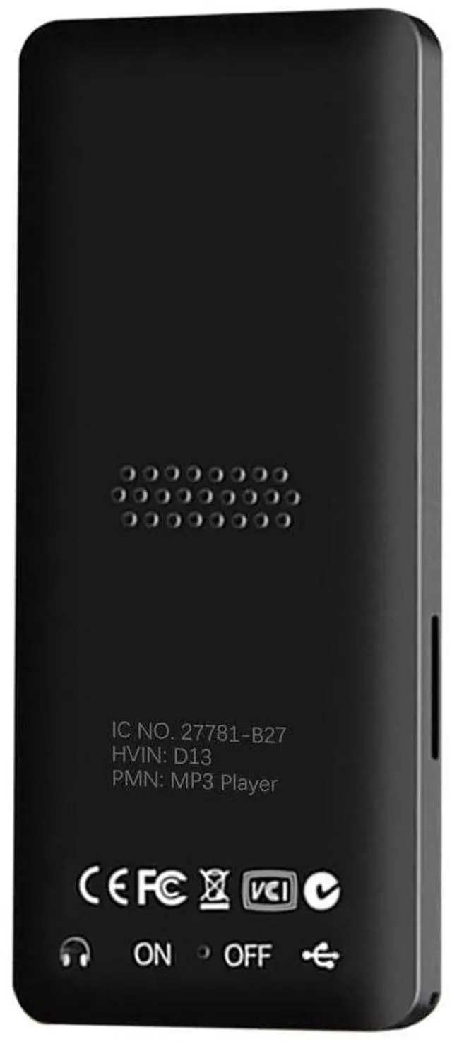 Alt view image 2 of 7 - MP3 Player with Bluetooth and Speaker, 32GB MP3 Music Player, Up to 128GB Storage Extension, Portable and Multifunctional MP3 Players with FM Radio, Inlcuding Earphones, Supports Shuffle Playing