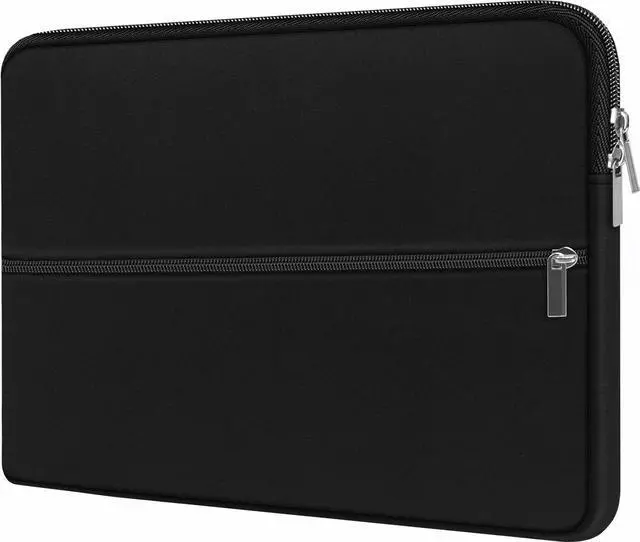 Main image of Laptop Sleeve 15.6 inch, Shockproof Protective Laptop Case Briefcase with Front Pocket, Portable Monitor Computer Bag Compatible with Lenovo, HP, Dell, Asus, MacBook, Notebook, Black