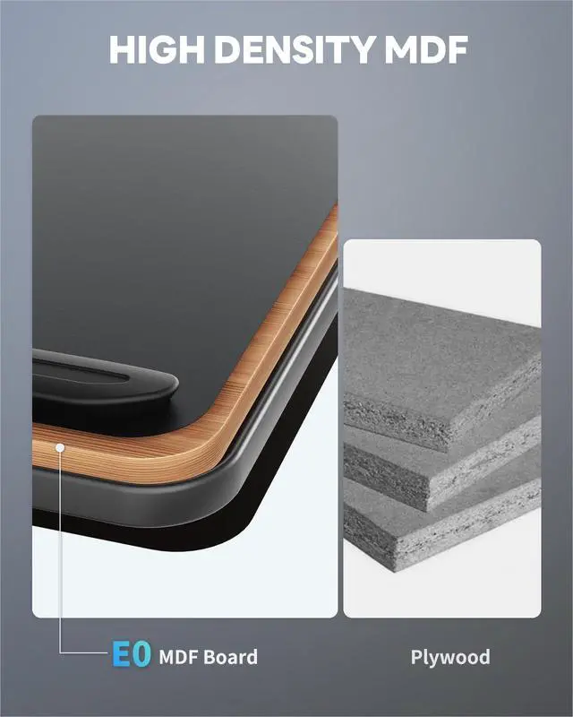 Alt view image 7 of 7 - Laptop Desk for Bed with Cooling Fan, SAIJI Height & Angle Adjustable Laptop Stand for Bed, Lap Desk Tray Table, Lightweight Foldable Portable Computer Table for Couch Sofa Chair Floor Desk (Black)