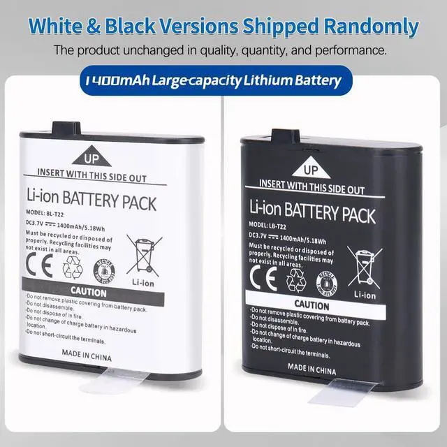 Alt view image 3 of 7 - Rechargeable Walkie Talkies Long Range for Adult, Baofeng F22 Handheld FRS Radio Walkie Talkies 4 Pack Portable 2 Way Radio USB-C Cable NOAA Weather Radio VOX Walky Talky for Camping Hiking