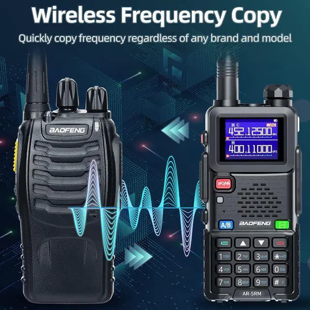 Alt view image 6 of 7 - Walkie Talkies Long Range for Adults with Earpieces,Rechargeable Walkie Talkie Handheld Encrypted Two Way Radio Walky Talky with Flashlight VOX and USB-C Charger for Camping Hiking,4Pack