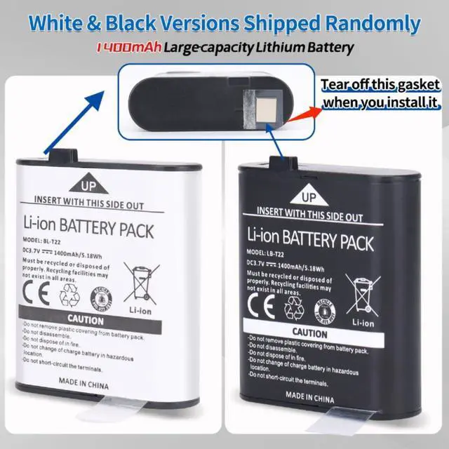 Alt view image 2 of 7 - Walkie Talkies Long Range for Adults, Rechargeable Walkie Talkie Baofeng F22 FRS Radio Walky Talky Family Walkie-Talkie with 1400 mAh Battery USB Charger LED Flashlight VOX for Hiking Camping (2 Pack)