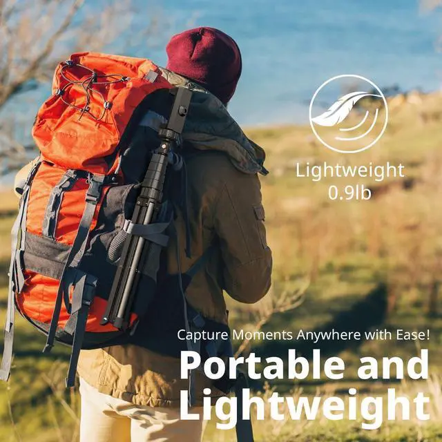 Alt view image 5 of 6 - 72" Phone Tripod & Selfie Stick, Camera Tripod Stand with Wireless Remote and Phone Holder,Compatible with iPhone Android, Perfect for Selfies/Video Recording/Live Streaming Black