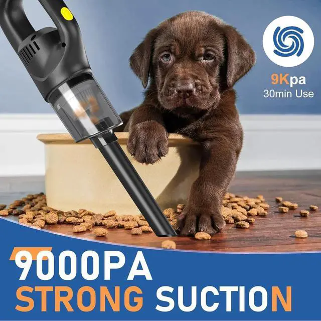 Alt view image 2 of 7 - Car Vacuum Handheld Vacuum Cordless Hand Held Vacuum Cleaner Mini Portable Rechargeable Vacuum for Home, Office, Pet