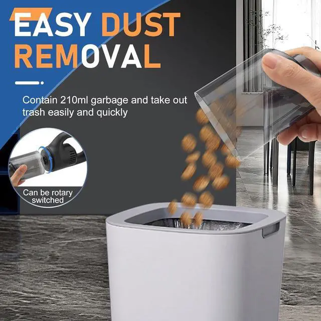 Alt view image 6 of 7 - Car Vacuum Handheld Vacuum Cordless Hand Held Vacuum Cleaner Mini Portable Rechargeable Vacuum for Home, Office, Pet