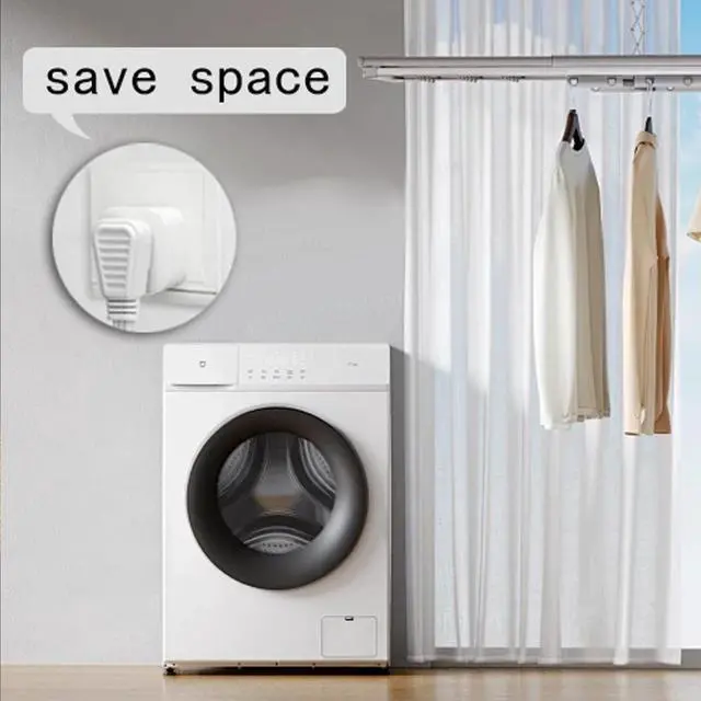 Alt view image 4 of 6 - Flat Plug Extension Cord, UL Listed, Indoor Extension Cord 16 Gauge 12FT White, 16/3 SPT-3 13A 3 Prong Grounded Power Cord for Home, Office