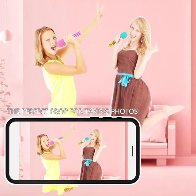 Alt view image 4 of 4 - Microphone Candy Tubes Colorful Fake Prop Microphone Plastic Microphone Shape Candy Tube (16)