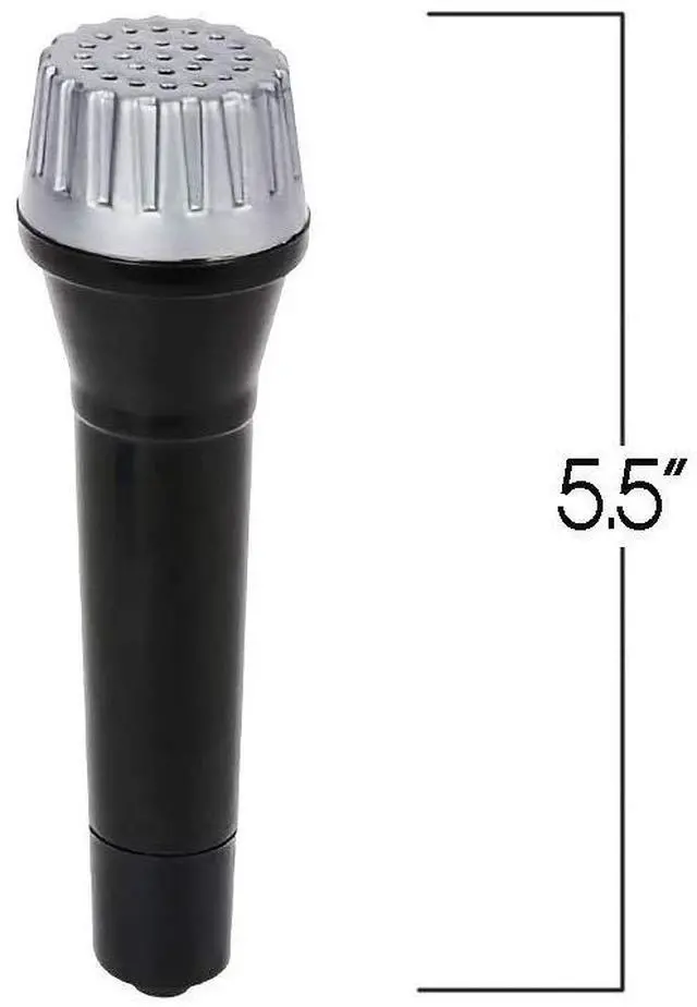 Alt view image 3 of 6 - Toy Microphone Set for Kids 5.5 Inch - 12 Count - Pretend Play Plastic Mics for Karaoke Fun - Stage or Costume Prop - Birthday Party Favors, Goody Bag Fillers for Boys, Girls, Toddlers