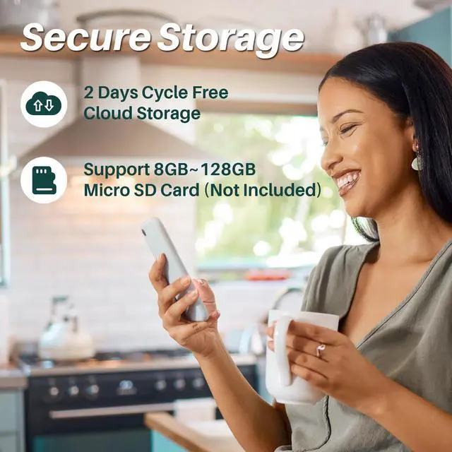 Alt view image 2 of 7 - HD Video Doorbell Wireless, 2.4Ghz WiFi Doorbell Camera Indoor Chime,Two-Way Audio, IP66 Weather Resistance, IR Night Vision, AI Human Detection (1080P)