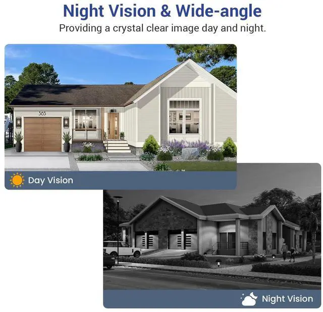 Alt view image 6 of 7 - 1080p Wireless Video Doorbell Camera with Night Vision, Two Way Audio and AI Motion Detection, 2.4G WiFi, Cloud Storage, Battery Powered