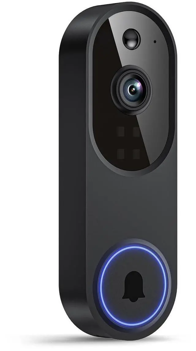 Main image of 1080p Wireless Video Doorbell Camera, Battery Powered, AI Human and Motion Detection, 2 Way Talk, Night Vision, Cloud Storage (Sold Separately), 2.4G WiFi Only, Indoor/Outdoor Surveillance