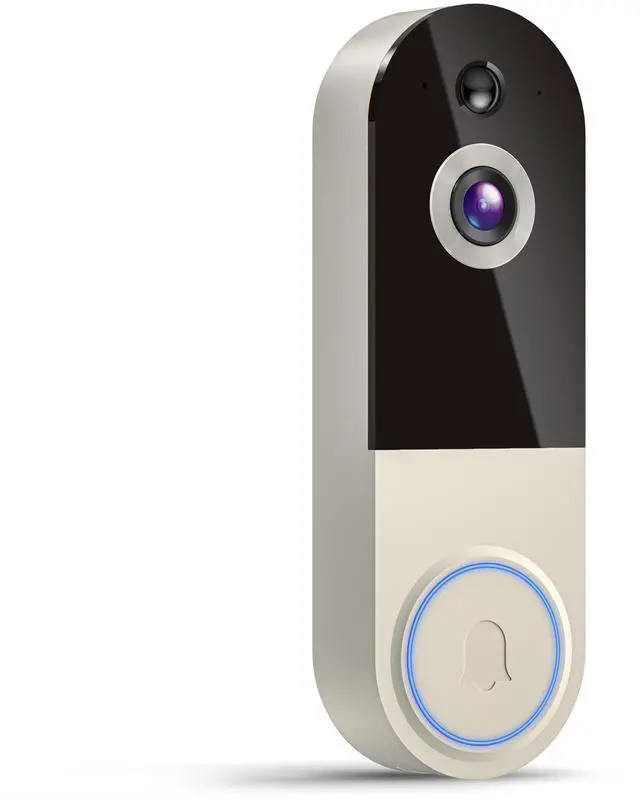 Main image of 1080p Wireless Video Doorbell Camera, Smart Outdoor Surveillance Cam, Live View, Cloud Storage, AI Human Detection, Instant Alerts, Night Vision, Two Way Audio, 2.4G WiFi Only