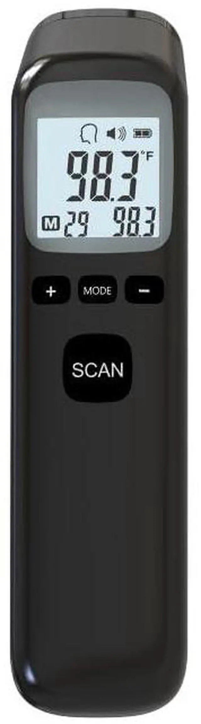 Main image of No Touch Thermometer for Adults, Medical Grade 3-1 Kids Accurate Digital Thermometers Black with Fever Alarm and Infrared Fast Reading Rechargeable Thermometer