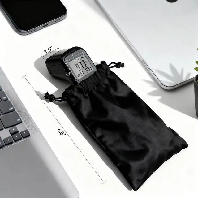 Alt view image 6 of 6 - No Touch Thermometer for Adults, Medical Grade 3-1 Kids Accurate Digital Thermometers Black with Fever Alarm and Infrared Fast Reading Rechargeable Thermometer