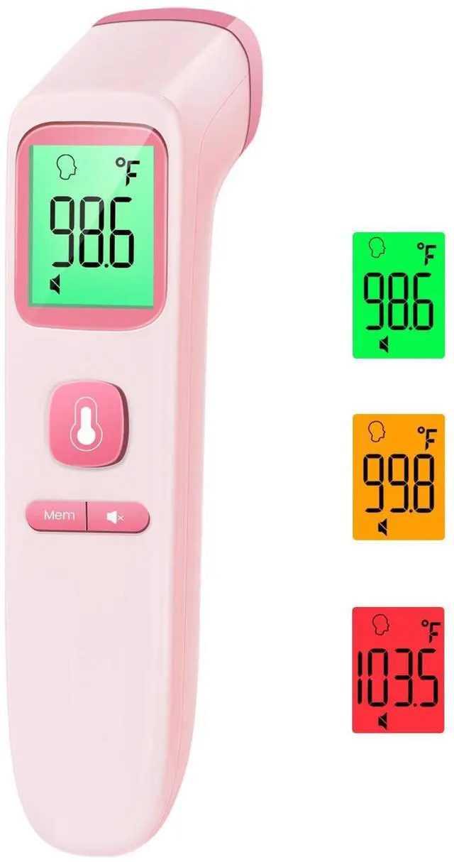 Main image of No-Touch Thermometer for Adults and Kids, Digital Accurate Baby Thermometer with Fever Alarm, 1 Second Fast Result, Easy to use, 2 in 1 Mode