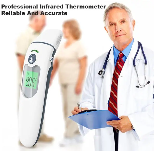 Alt view image 7 of 7 - Thermometer for Kids and Adults, Accurate Digital Infant Thermometer, Fever Alarm & Silent Mode, 2 in 1 Forehead & Ear Mode