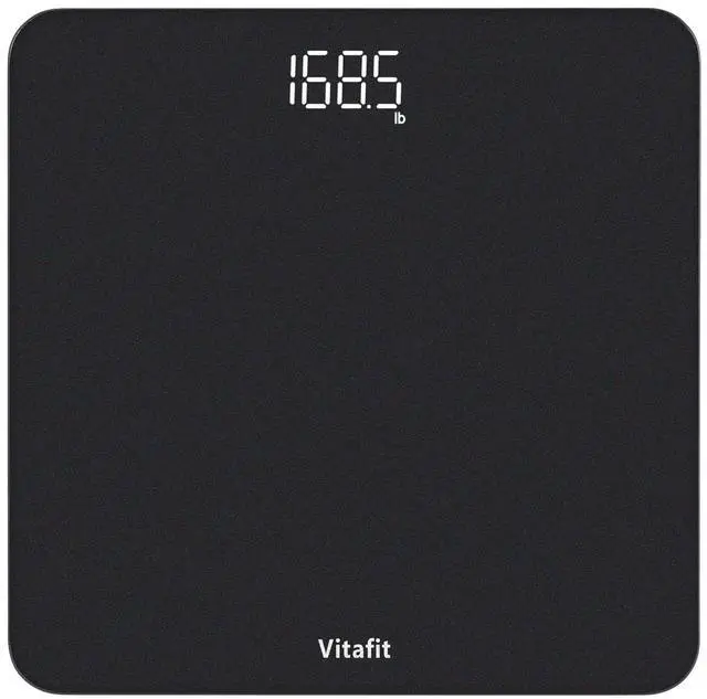 Main image of Scale for Body Weight, High Precision by Weight Scale Professional Factory Since 2001, Bathroom Scale with LED and Step On, 3*AAA Batteries Included, 400lb/182kg, Spray Silver Black