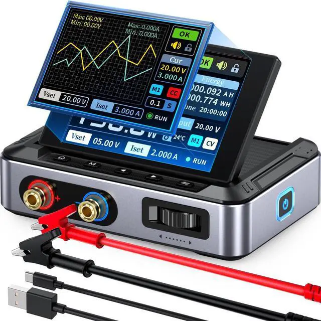 Main image of DPS-150 DC Power Supply Variable, 30V 5A Adjustable DC CNC Power Supply with 4-Digit IPS Display, <20mV Power Ripple, PD/QC/DC Input, PC Programmable Switching Power Supply (NO Power Adapter)