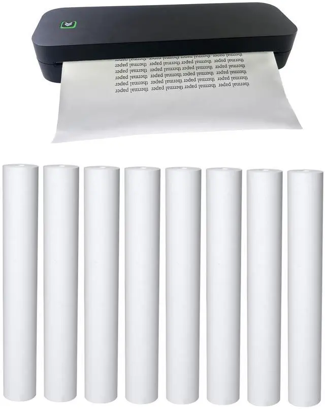 Main image of 8 rolls, thermal printer paper 8.5x11 letter size, rolled, BPA free. For aixiqee,GUTHERREN, minzhi, Jadens, Gloryang, Peripage, Munbyn, Hprt, Phomemo, other printers(lasting 3 years)