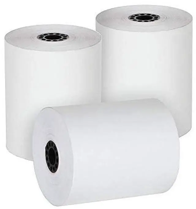 Alt view image 2 of 4 - 2 1/4 x 165' Thermal Paper Rolls - BPA FREE MADE IN USA - Receipt paper rolls Point of Sale Cash Register - Thermal printer paper - Credit Card Paper - (1 Case - 30 Rolls)