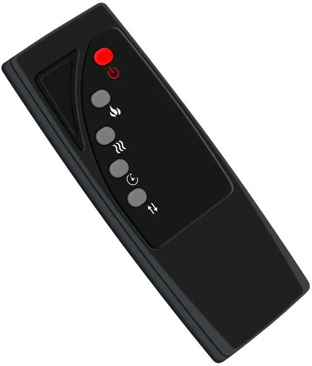Alt view image 5 of 6 - Replacement Remote Control Applicable for Innoflame Wall Mounted Electric Fireplace 1400 Watt 4777 BTU