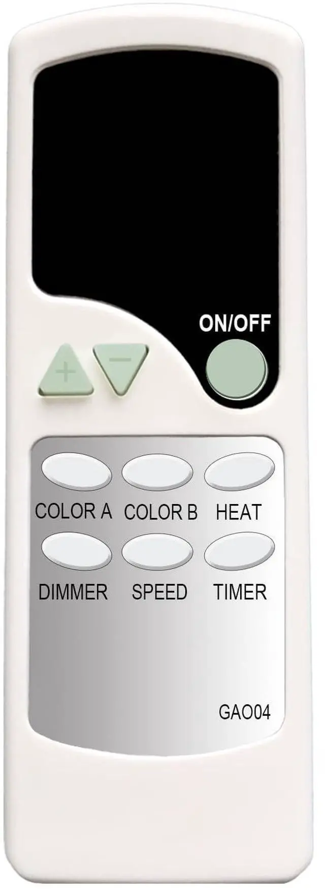 Alt view image 7 of 7 - Replacement Remote Control for R.W.Flame Electric Fireplace RFH-6001LH RFH-7401LA RFH-7401LB RFH-10201LA RFH-10201LB RFH-10201LC