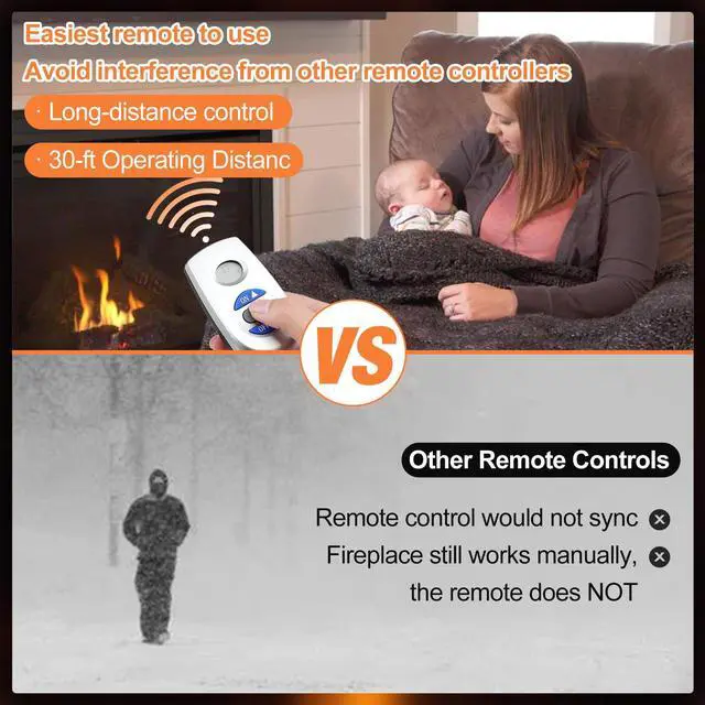 Alt view image 6 of 7 - RCST Fireplace Remote Control,Fit for Ambient,Majestic,Vermont castings TSST TSTSC RC-RE RCT-TX RC-RB/RCRB,Fit for Rasmussen RAS-WS-1 ect,Fireplace Transmitter Kit,Contro Millivolt Valve,3 YR-GNTEE