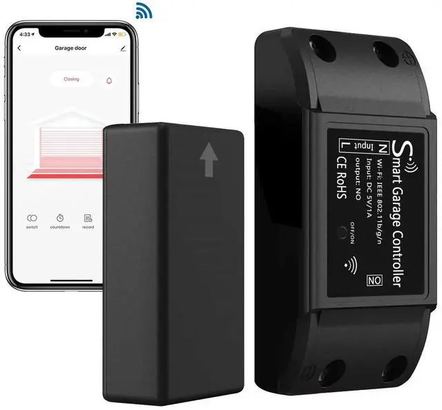 Main image of Smart Garage Door Opener Remote (2nd Gen), Universal Wi-Fi Garage Door Controller, wirling-Free, APP Control, Compatible with Alexa, Google Assistant, Siri, No Hub Needed