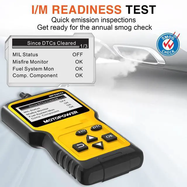 Alt view image 3 of 7 - Car OBD2 Scanner Code Reader Engine Fault Scanner CAN Diagnostic Scan Tool for All OBD II Protocol Cars Since 1996, Yellow
