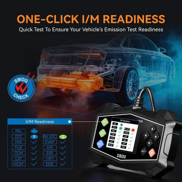 Alt view image 4 of 7 - Enhanced OBD2 Scanner Diagnostic Tool - Check Engine Code Reader with Battery Tester, EVAP, Live Data, Mode 6/8, Professional Car Scan Tool with Freeze Frame, DTC Lookup for All OBDII Vehicles 1996+