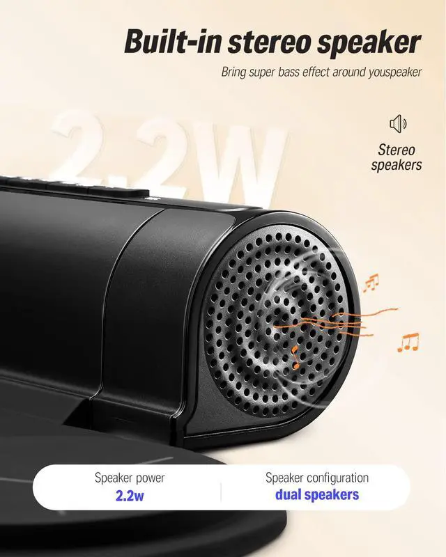 Alt view image 2 of 7 - Electronic Drum Set, 7 Pads Electric Drum Pad Roll Up Quiet Drum Pad Built-in Speaker, 40 Drum Lessons Included, Kids Holiday Christmas & Birthday Gift Instrument Toys(DED-20)