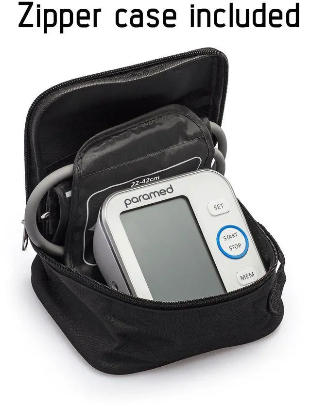 Alt view image 4 of 7 - Blood Pressure Monitor - Bp Machine - Automatic Upper Arm Blood Pressure Cuff 8.7-16.5 inches - Large LCD Display 120 Sets Memory - Device Bag & Batteries Included