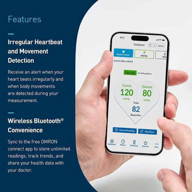 Alt view image 3 of 6 - Bronze Blood Pressure Monitor for Home Use & Upper Arm Blood Pressure Cuff - #1 Doctor & Pharmacist Recommended Brand - Clinically Validated - Connect App