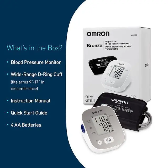 Alt view image 5 of 6 - Bronze Blood Pressure Monitor for Home Use & Upper Arm Blood Pressure Cuff - #1 Doctor & Pharmacist Recommended Brand - Clinically Validated - Connect App