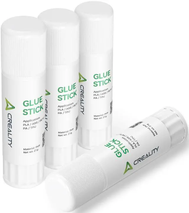 Main image of 3D Printer Glue Sticks for Hot Bed Warping Reducing 3D Printer Bed Adhesive PVP Solid 3D Print Glue Stick 3D Gloop for PLA/ABS/PETG/PC/PA/TPU(Pack of 4)
