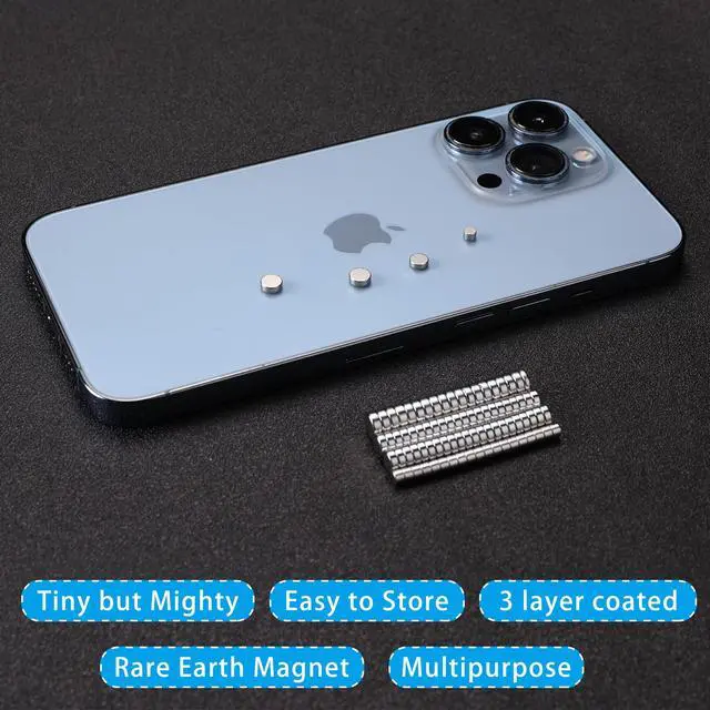 Alt view image 5 of 6 - 400Pcs Small Magnets, 4 Different Sizes Tiny Mini Magents, Multi-Use for Fridge, DIY, Office, Hobbies, Crafts and Science