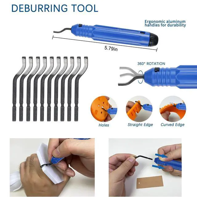 Alt view image 4 of 6 - 80-in-1 3D Printer Tools Kit with Cutting Mat, Storage Bag, Nozzle Cleaner, Deburring Tool, Tweezers, Pliers, Scrapers, Blades Complete Accessories Set for FDM/SLA 3D Print Cleaning & Finishing
