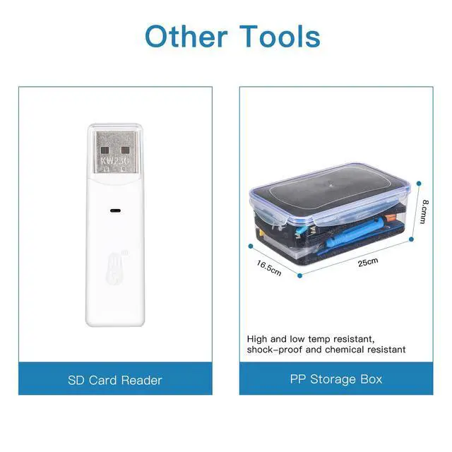 Alt view image 7 of 7 - 3D Printer Tools Kit, 78 PCS 3D Printer Accessories with Nozzle Cleaning Kit, Removable Multi-Function Screwdriver Kit, Deburring, Removal Tools, Cutters, Hobby Knife Set, Wrench Set
