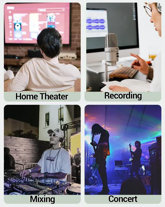 Alt view image 7 of 7 - AS-R1 4-Way Audio Splitter Box - 4-Channel Stereo RCA Splitter - Aluminum Alloy (1 in 4 Out)